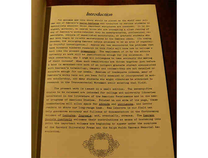 A Commentary on Emerson's Early Lectures (1833-1836) by Kenneth Walter Cameron (1962)