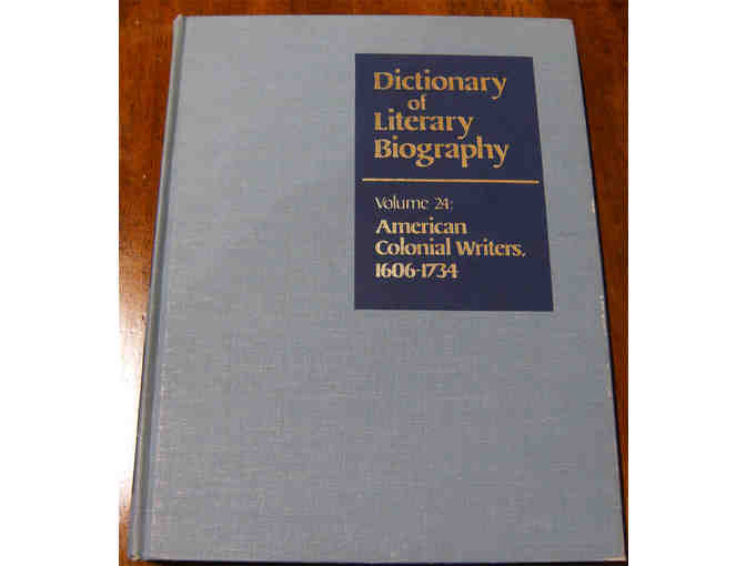American Colonial Writers, 1606-1734 (DLB 24) (1984)