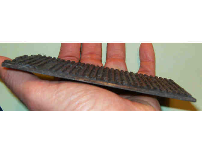 Stereotype Metal Plate from Printing of 1893 Riverside Edition of WALDEN