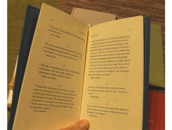 Air, Earth, Fire, Water - Set of four quotation books