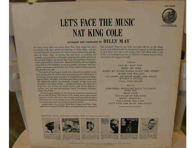 Let's Face the Music by Nat King Cole, Vinyl Record Album (1964)