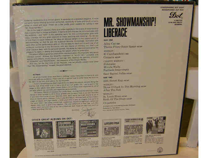 Mr. Showmanship! Liberace Vinyl Record Album