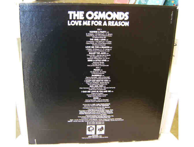 Love Me For a Reason, by the Osmonds, Vinyl Record Album (1974)