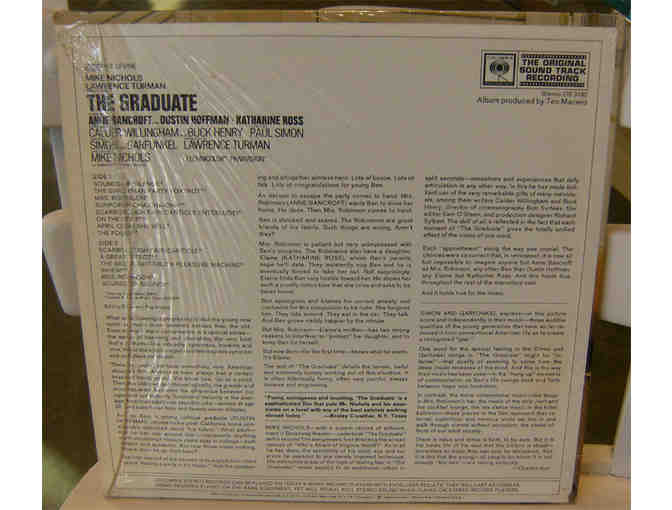 The Graduate Movie Soundtrack Recording, Simon & Garfunkel, on Vinyl Album (1968)