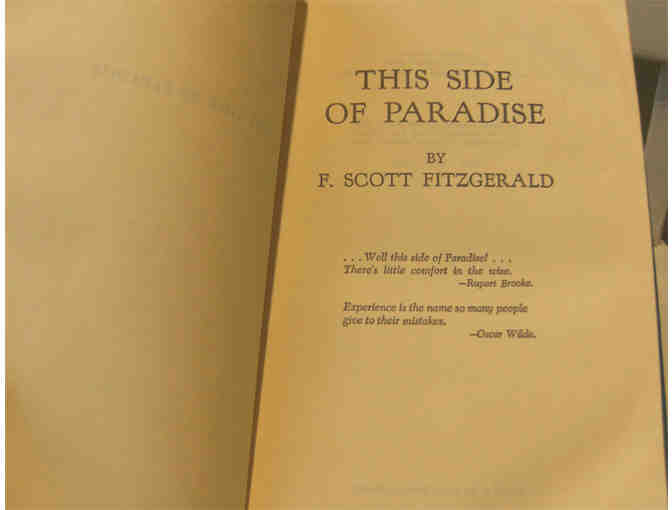 4 Fitzgerald Novels: Great Gatsby, Last Tycoon, Tender Is the Night, This Side of Paradise