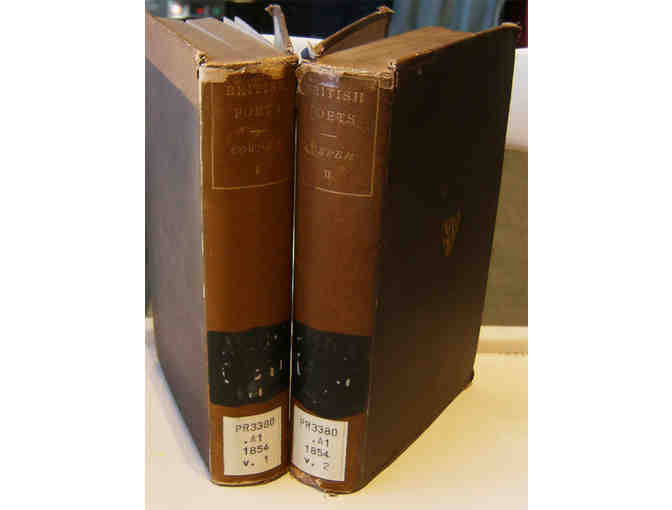 The Poetical Works of William Cowper, with a memoir (2 volumes, 1854)