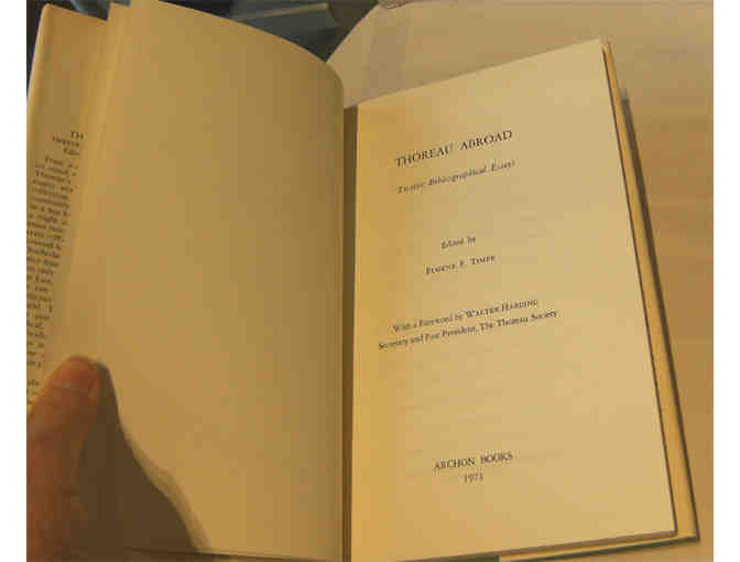 Thoreau Abroad: Twelve Bibliographical Essays, edited by Eugene F. Timpe (1971)