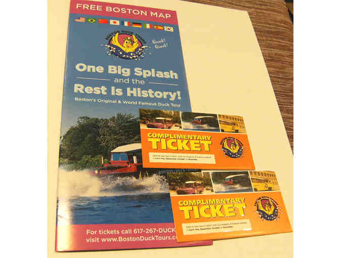 Boston Duck Tours (2 complimentary tickets)