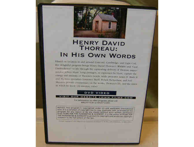 Henry David Thoreau: In His Own Words (DVD, 32 minutes)