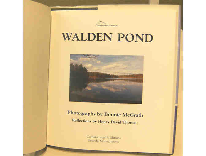 Walden Pond: Photographs by Bonnie McGrath (hardcover, 2001) SIGNED, Book #1