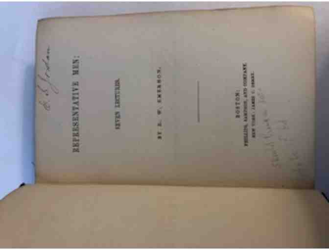 REPRESENTATIVE MEN. EMERSON. Phillips, Sampson & Co., [1854].