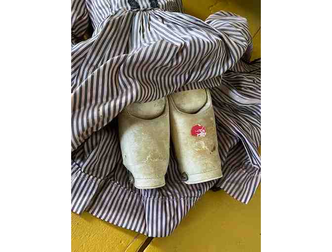 German DEP Porcelain Doll with furniture