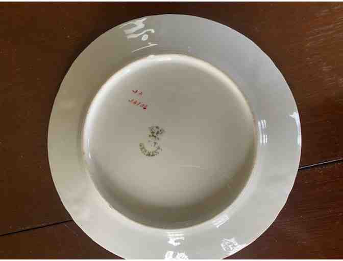 Assorted China, 6 styles, 12 plates.