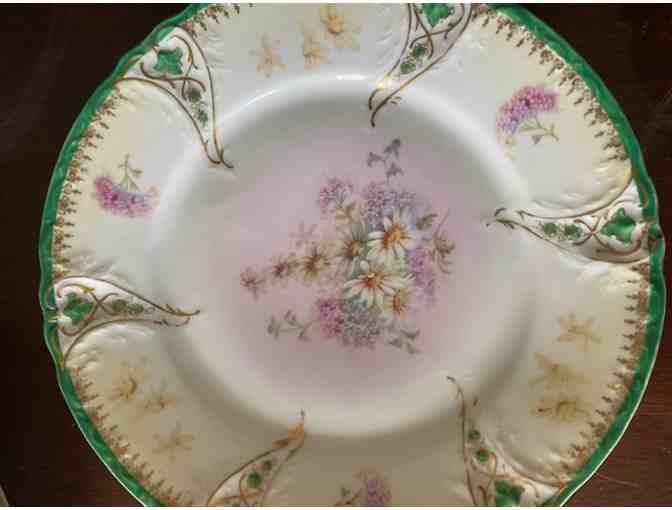 Assorted China, 6 styles, 12 plates.