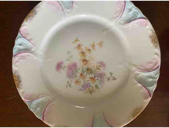 Assorted China, 6 styles, 12 plates.