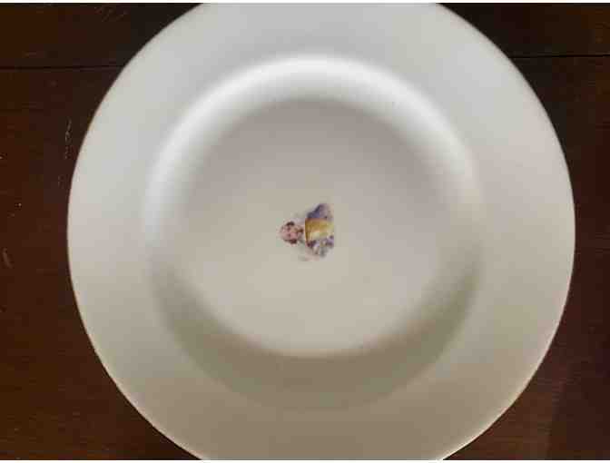 Assorted China, 6 styles, 12 plates.