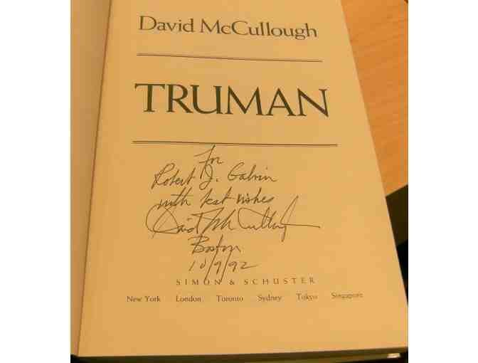 David McCullough's 'Truman' (INSCRIBED AND SIGNED)