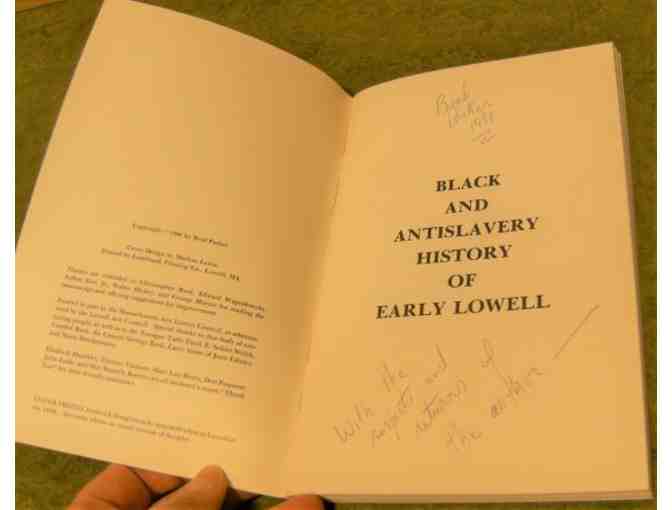 'Black and Antislavery History of Early Lowell' by Brad Parker (SIGNED)