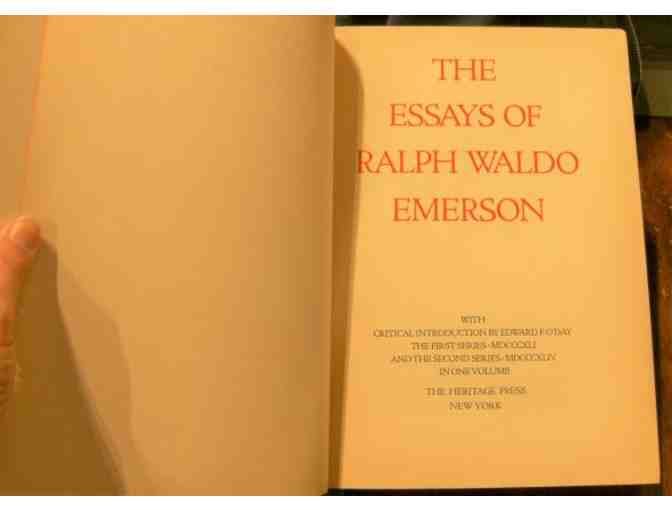 'The Essays of Ralph Waldo Emerson' - Heritage Press, 1934