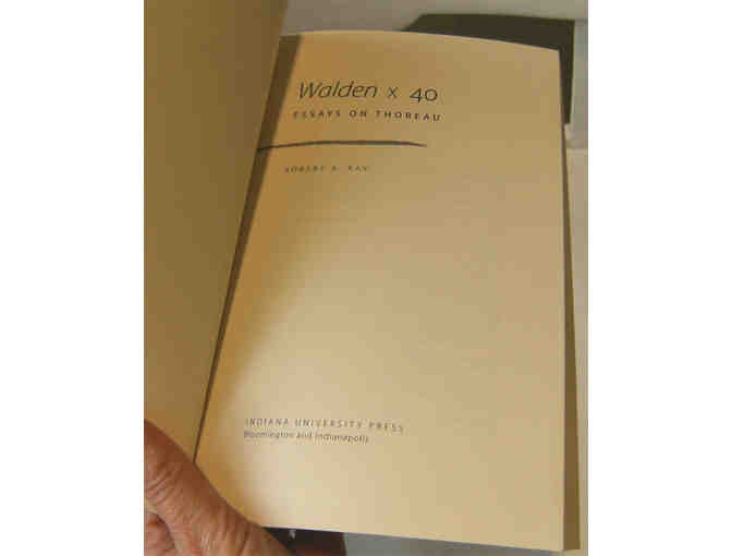 'Walden x 40: Essays on Thoreau,' by Robert B. Ray (2012)