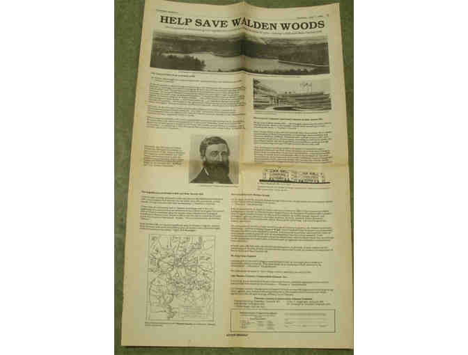 Four Historical Full-Page Ads for the Thoreau Country Conservation Alliance (1988-1992)