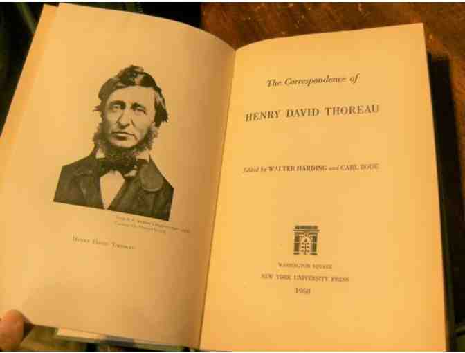 'The Correspondence of Henry David Thoreau' - Harding, Bode (1958)