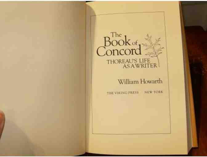 'The Book of Concord: Thoreau's Life as a Writer' by William Howarth (1982)