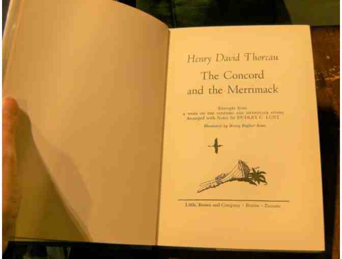 'The Concord and the Merrimack' by Henry Thoreau; with notes by Dudley C. Lunt (1954)