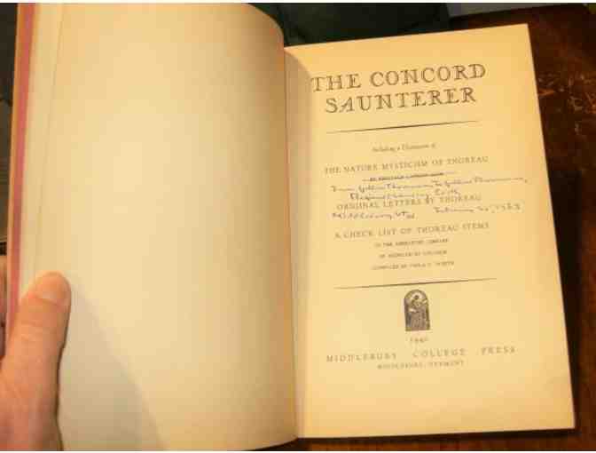 'The Concord Saunterer' by Reginald Lansing Cook (1940, SIGNED)