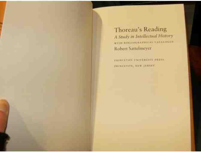 'Thoreau's Reading: A Study in Intellectual History ...' by Robert Sattelmeyer (1988)