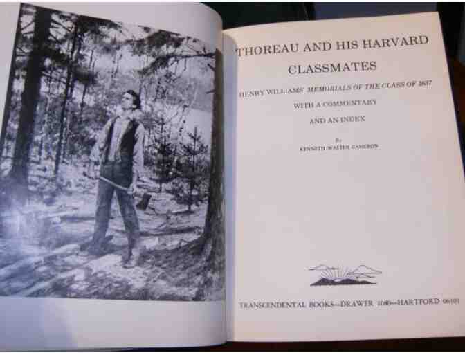 'Thoreau and His Harvard Classmates' by Kenneth Cameron (1965)