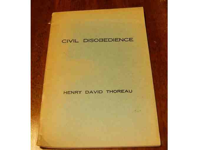 'Civil Disobedience' by Henry David Thoreau (1946 pamphlet)