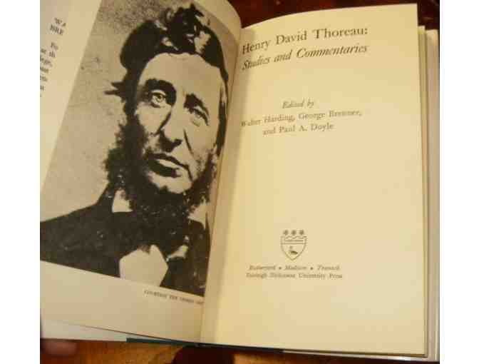 'Henry David Thoreau: Studies and Commentaries' 10 essays (1972)