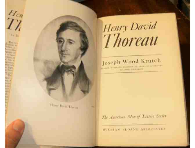 'Henry David Thoreau' by Joseph Wood Krutch (1948)
