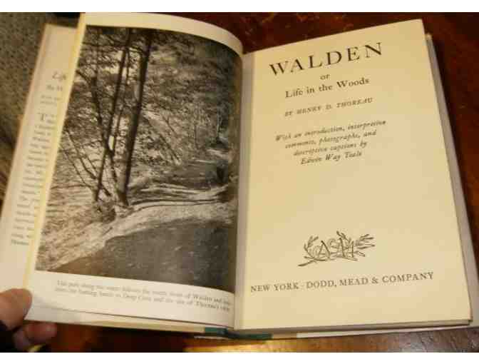 'Walden' by Henry David Thoreau, intro and photos by Edwin Way Teale (1946)