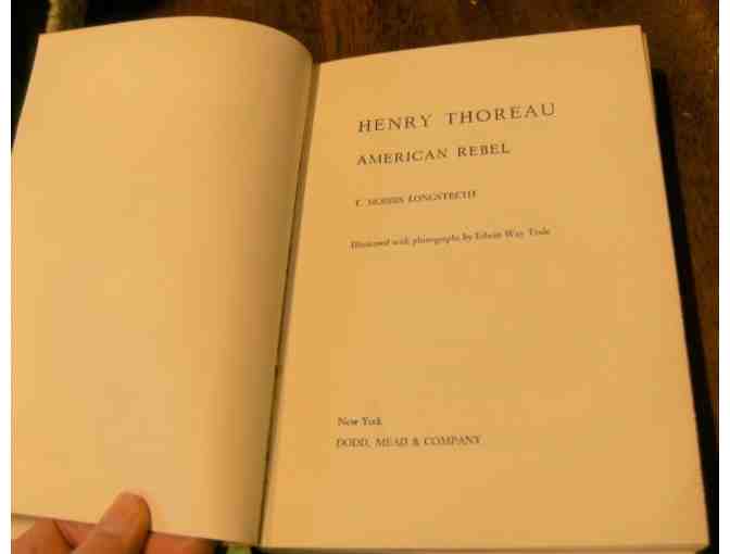 'Henry Thoreau, American Rebel' by T. Morris Longstreth (1963, SIGNED)
