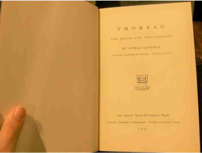 'Thoreau: The Quest and the Classics' by Ethel Seybold (1951)