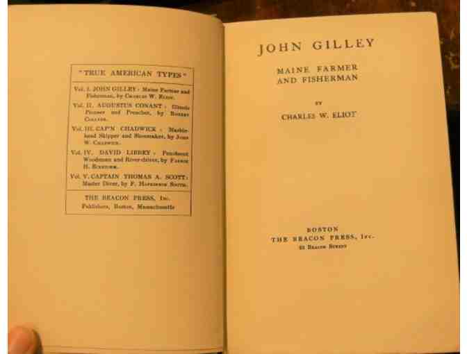 'John Gilley: Maine Farmer and Fisherman,' by Charles W. Eliot (1899)