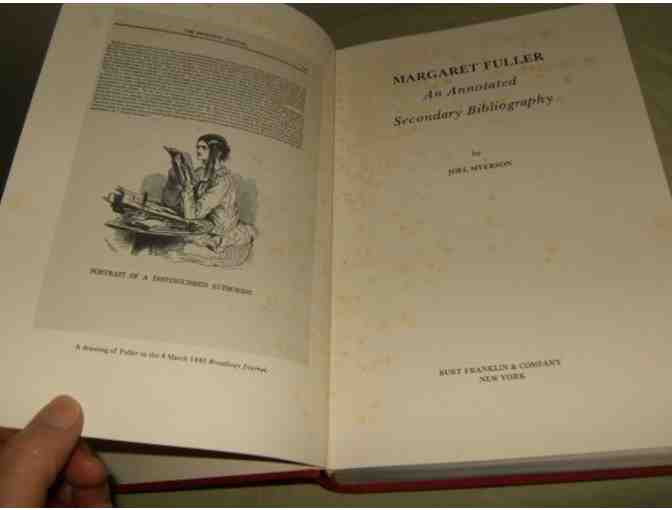 Margaret Fuller: An Annotated Secondary Bibliography, by Joel Myerson