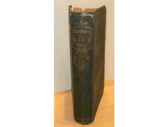 FIRST EDITION Excursions, by Henry D. Thoreau, Ticknor and Fields, 1863