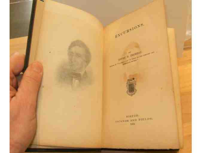 FIRST EDITION Excursions, by Henry D. Thoreau, Ticknor and Fields, 1863