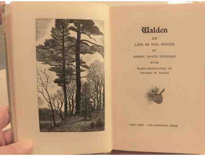 Walden; or, Life in the Woods, by Henry David Thoreau, Thomas W. Nason wood engravings