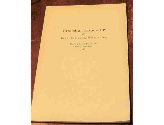 A Thoreau Iconography, by Thomas Blanding and Walter Harding, SIGNED BY BLANDING