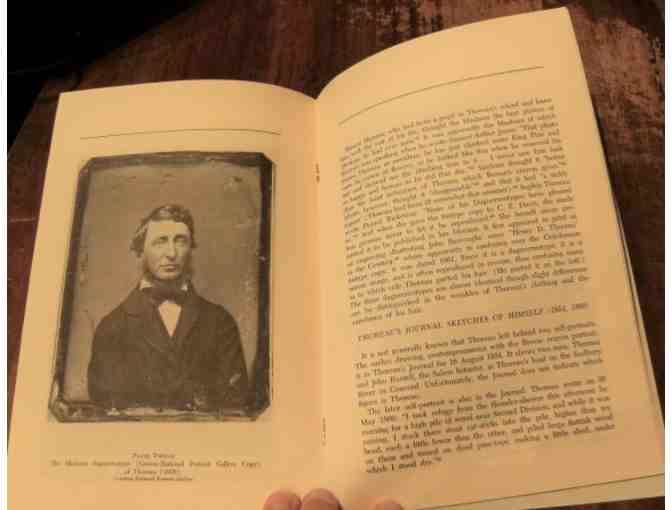 A Thoreau Iconography, by Thomas Blanding and Walter Harding, SIGNED BY BLANDING