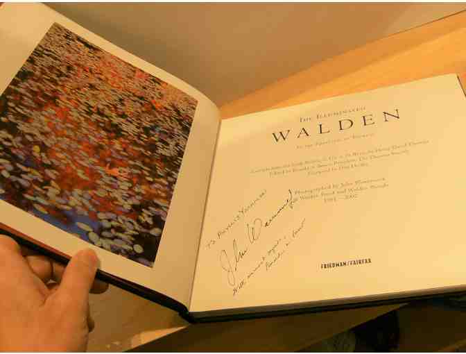 Illuminated Walden - Photographs by John Wawrzonek, Edited by Ronald A. Bosco (SIGNED)