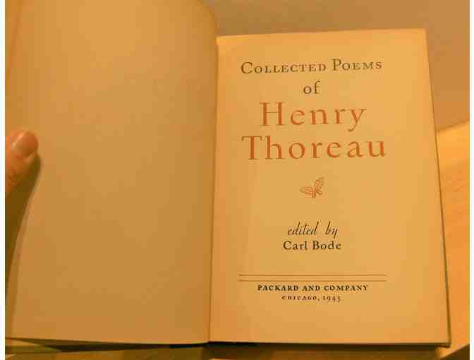 Collected Poems of Henry Thoreau, edited by Carl Bode (1943)