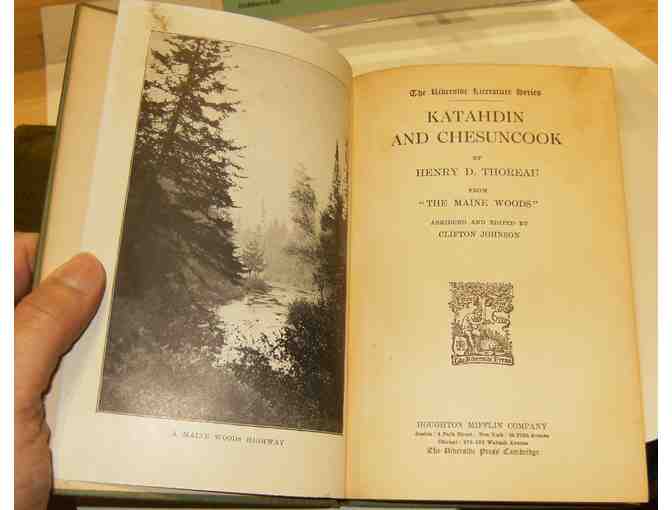 Thoreau's 'Katahdin and Chesuncook,' edited by Clifton Johnson (1909)