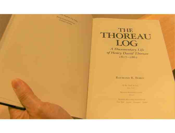 Thoreau Log: A Documentary Life of Henry David Thoreau, by Raymond R. Borst (1992)