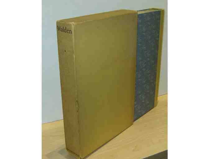 Walden, by Henry David Thoreau; intro by Raymond Adams; illus. by R. Ruzicka (1930)