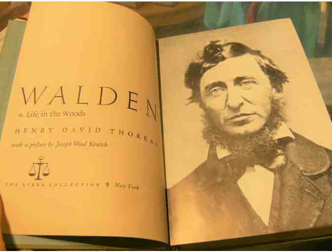 Walden, by Henry David Thoreau, preface by Joseph Wood Krutch (1960)